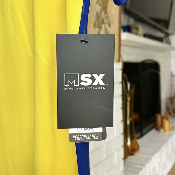 NWT MSX by Michael Strahan NFL Short Sleeve Men's Polo LA Rams Small A458425 - Picture 7 of 16